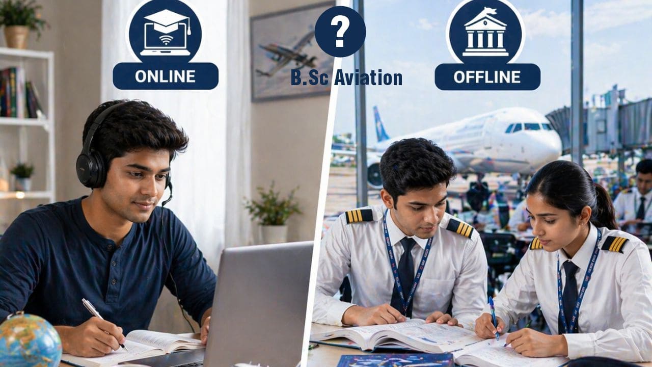 B.Sc in Aviation Is the Course Available Online or Offline?